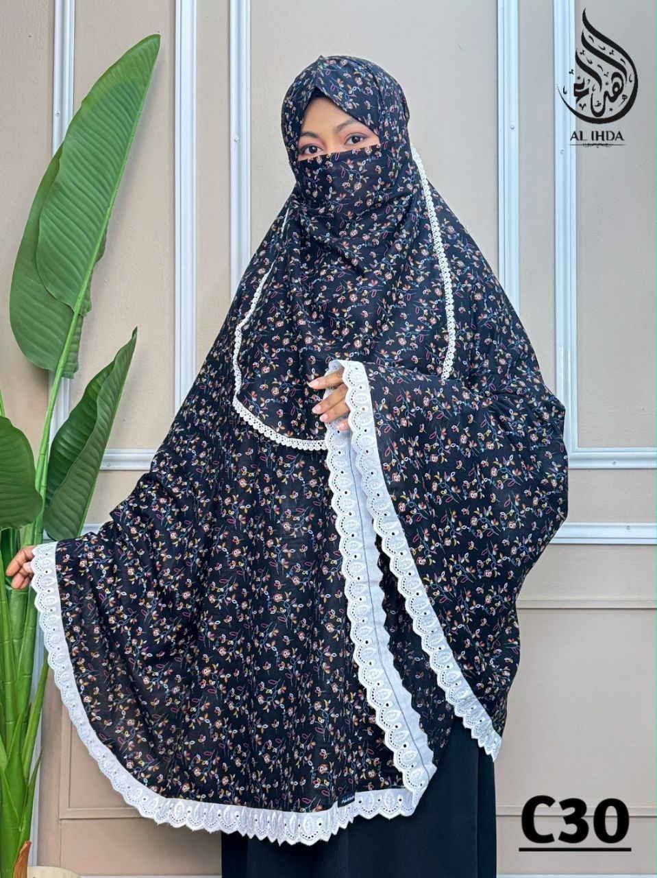 Cotton Salat Hijab - 59 - Image 2