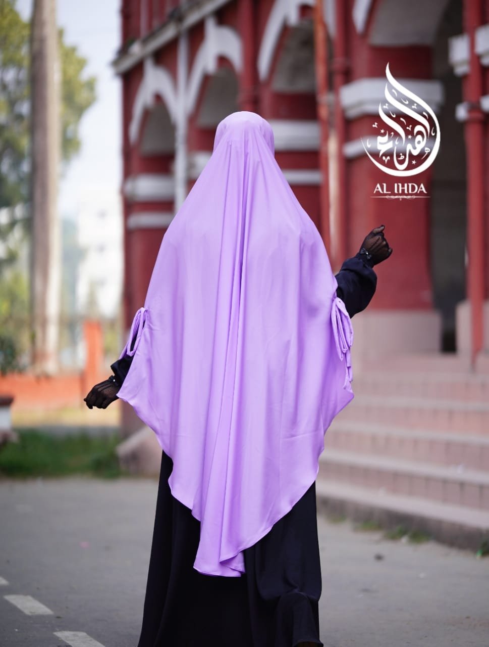 Two Side Cut Hijab Niqab-TC-7 - Image 3