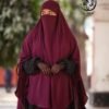 Two Side Cut Hijab Niqab-TC-01