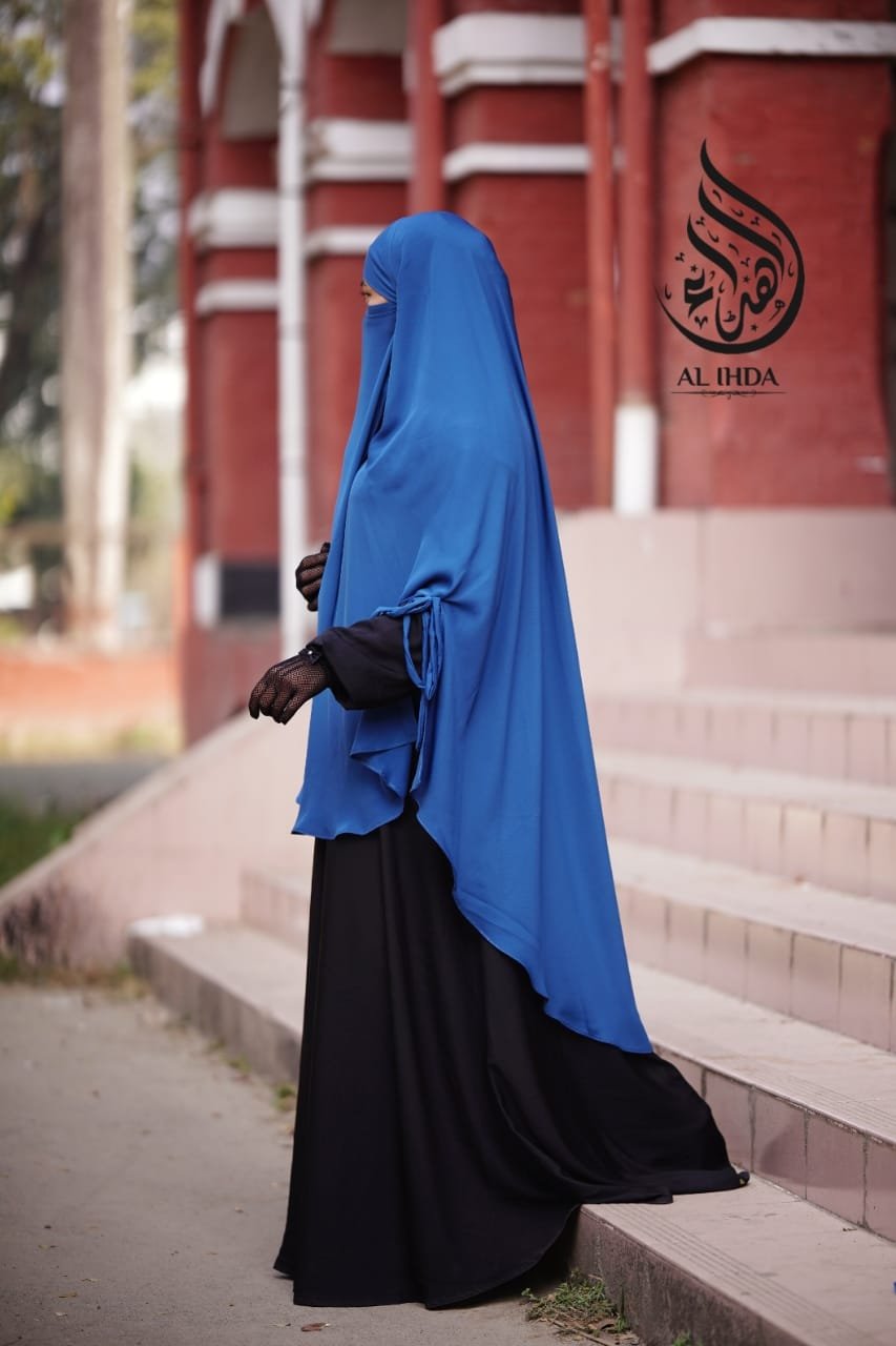 Two Side Cut Hijab Niqab-TC-6 - Image 2