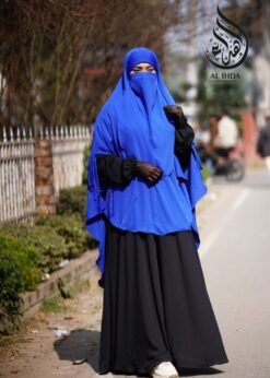 Alternative view of Two Side Cut Hijab Niqab-TC-8