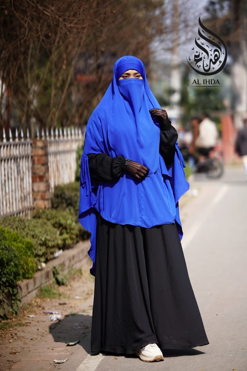 Two Side Cut Hijab Niqab-TC-8 - Image 2