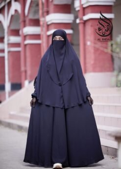 Alternative view of Two Side Cut Hijab Niqab-TC-03