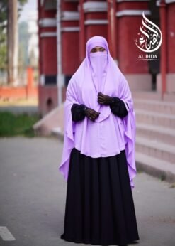 Alternative view of Two Side Cut Hijab Niqab-TC-7