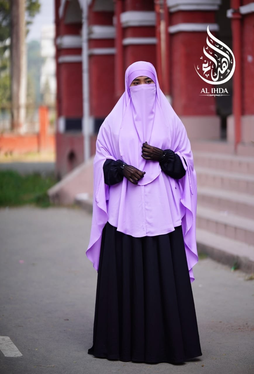 Two Side Cut Hijab Niqab-TC-7 - Image 2