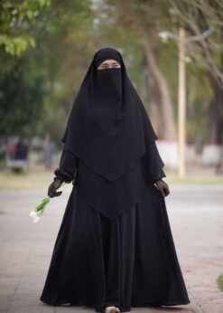 Alternative view of 3 Layer Ready Hijab-LRH02